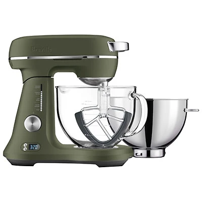 Breville Tilt-Head Stand Mixer - 5Qt - 550-Watt - Olive Tapenade