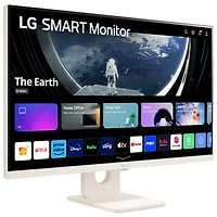 Open Box - LG Smart Monitor 27" FHD 60Hz 5 ms IPS Monitor (27SR50F) - White