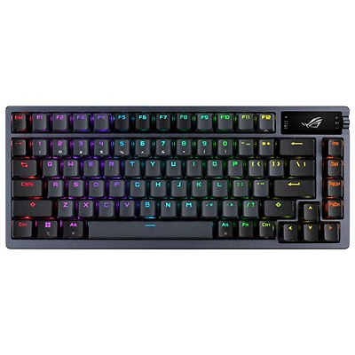 ASUS ROG Azoth Wireless NX Mechanical Gaming Keyboard with OLED Display - Black