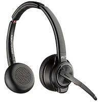 HP Poly Savi 8220 On-Ear Noise Cancelling Bluetooth Headset - Black