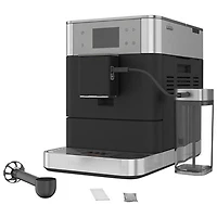 KitchenAid KES8557 Automatic Espresso Machine with Coffee Grinder & Automatic Milk Frothing - Cast Iron Black