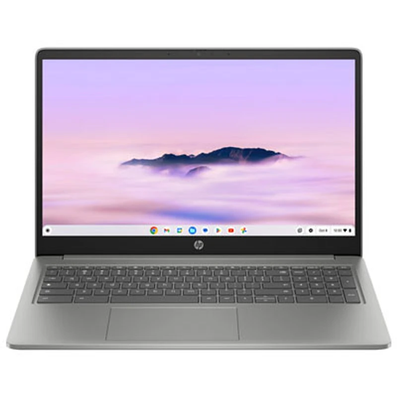 Open Box - HP Chromebook Plus 15" Laptop - Mineral Silver (Intel Core i3-N305/128GB/8GB RAM/Chrome OS)