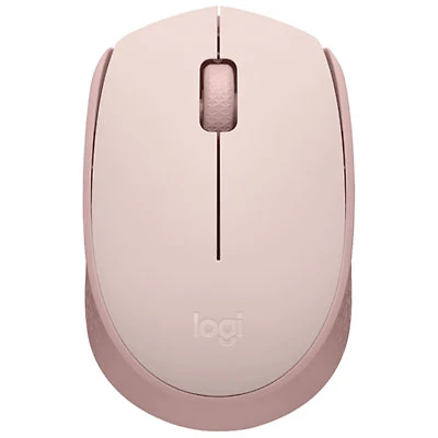 Logitech M170 1000 DPI Wireless Optical Mouse - Rose