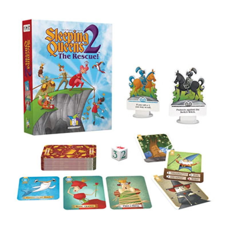 Gamewright Sleeping Queens 2 The Rescue Board Game - English