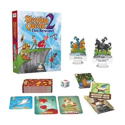 Gamewright Sleeping Queens 2 The Rescue Board Game - English