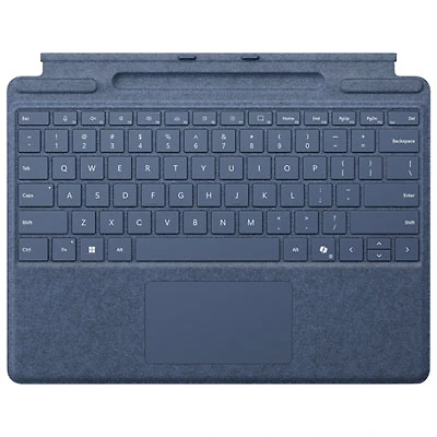 Microsoft Surface Pro Keyboard with Pen Storage for Surface Pro 13" / Pro (11th Edition) / Pro 8 / Pro 9 -Sapphire -Bil