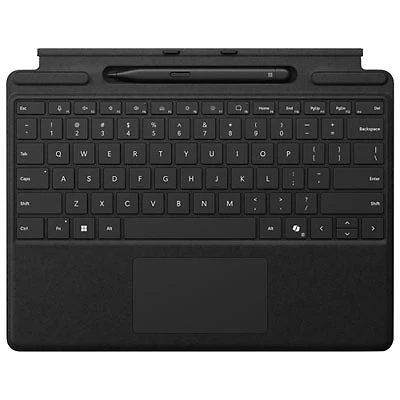 Microsoft Surface Pro Keyboard with Slim Pen for Surface Pro 13" / Pro (11th Edition) / Pro 8 / Pro 9 - Black