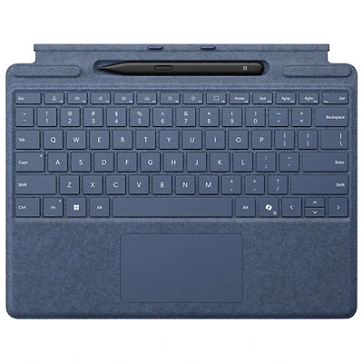 Microsoft Surface Pro Keyboard with Slim Pen for Surface Pro 13" / Pro (11th Edition) / Pro 8 / Pro 9 -Sapphire -En