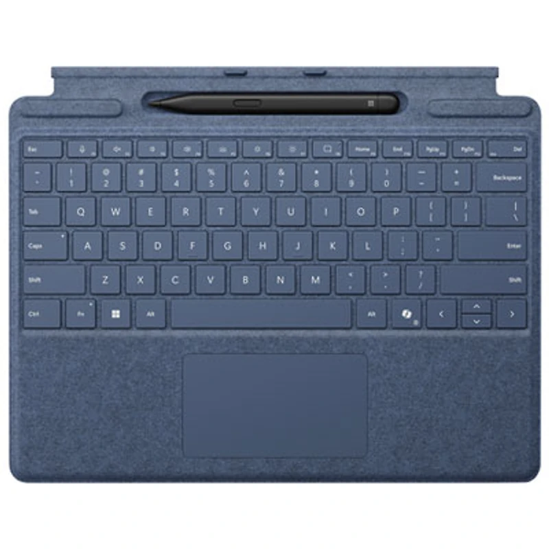 Microsoft Surface Pro Keyboard with Slim Pen for Surface Pro 13" / Pro (11th Edition) / Pro 8 / Pro 9 -Sapphire -Bil