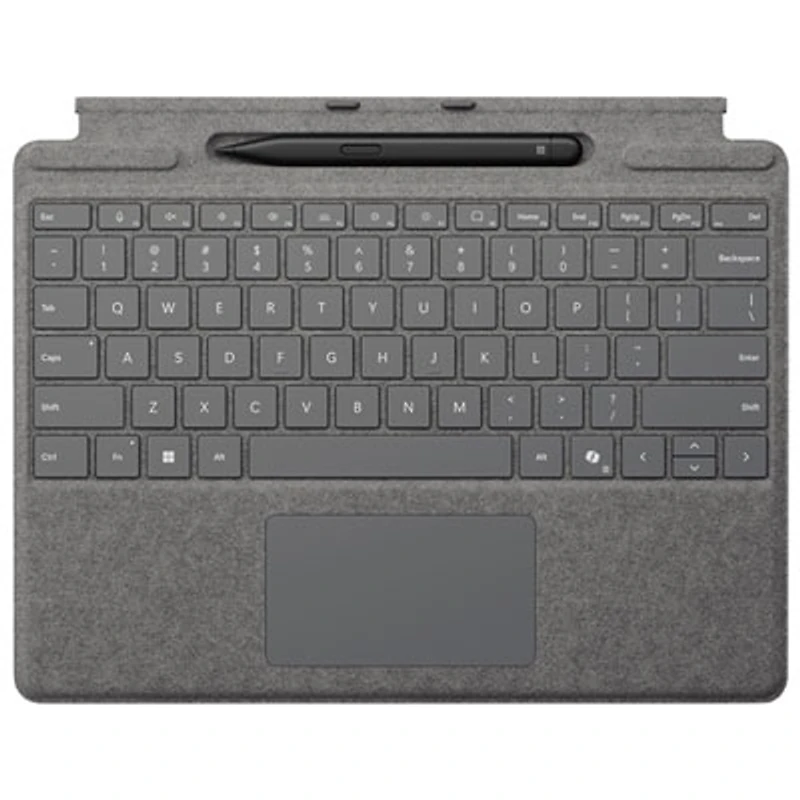 Microsoft Surface Pro Keyboard with Slim Pen for Surface Pro 13" / Pro (11th Edition) / Pro 8 / Pro 9 -Platinum -En
