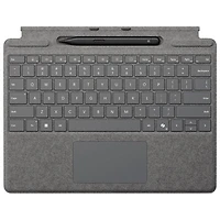 Microsoft Surface Pro Keyboard with Slim Pen for Surface Pro 13" / Pro (11th Edition) / Pro 8 / Pro 9 -Platinum -En