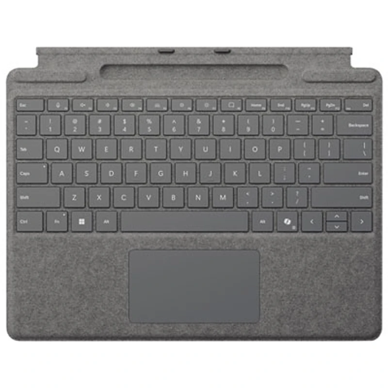 Microsoft Surface Pro Keyboard with Pen Storage for Surface Pro 13" / Pro (11th Edition) / Pro 8 / Pro 9 -Platinum -Bil