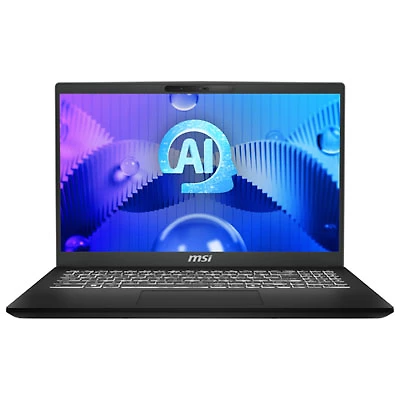 MSI Modern Series 15.6" Business Laptop - Classic Black (Intel Core Ultra9-185H /32GB RAM/1TB SSD/Win 11)