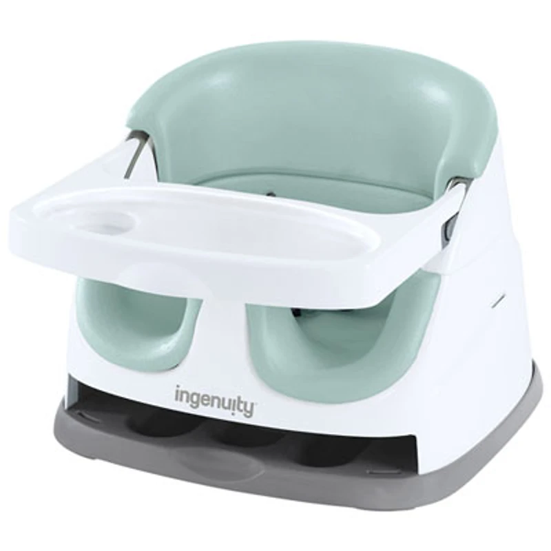 Ingenuity Baby Base 2-in-1 Booster Seat with Tray - Mist/White