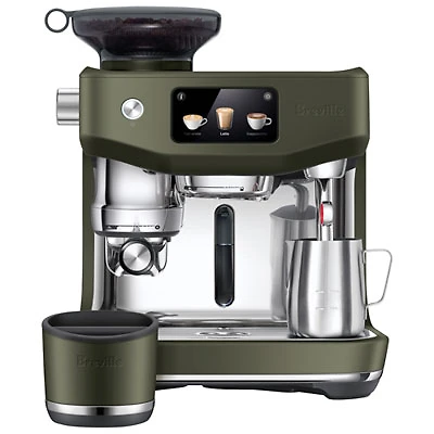 Breville Oracle Jet Espresso Machine with Frother & Coffee Grinder - Olive Tapenade