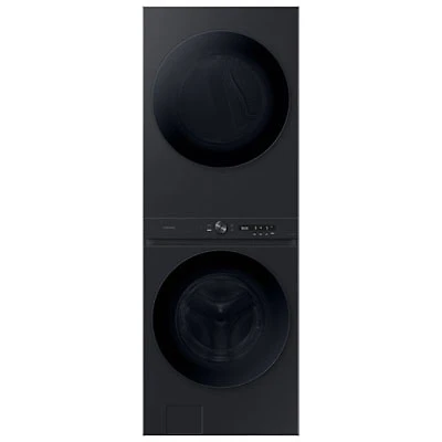 Open Box - Samsung 5.3 Cu. Ft. Front Load Electric Washer & Dryer Laundry Hub - Black SS - Perfect Condition