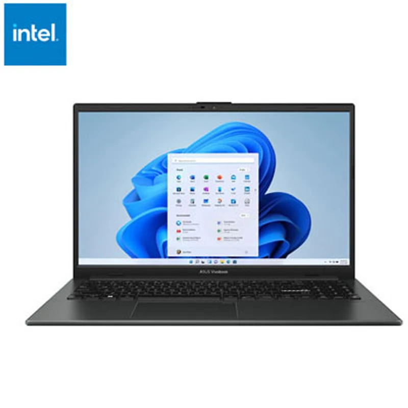 Open Box - ASUS Vivobook Go 15 15.6" Laptop - Mixed Black (Intel Core i3-N305 /256GB SSD/8GB RAM/Windows 11 Home)