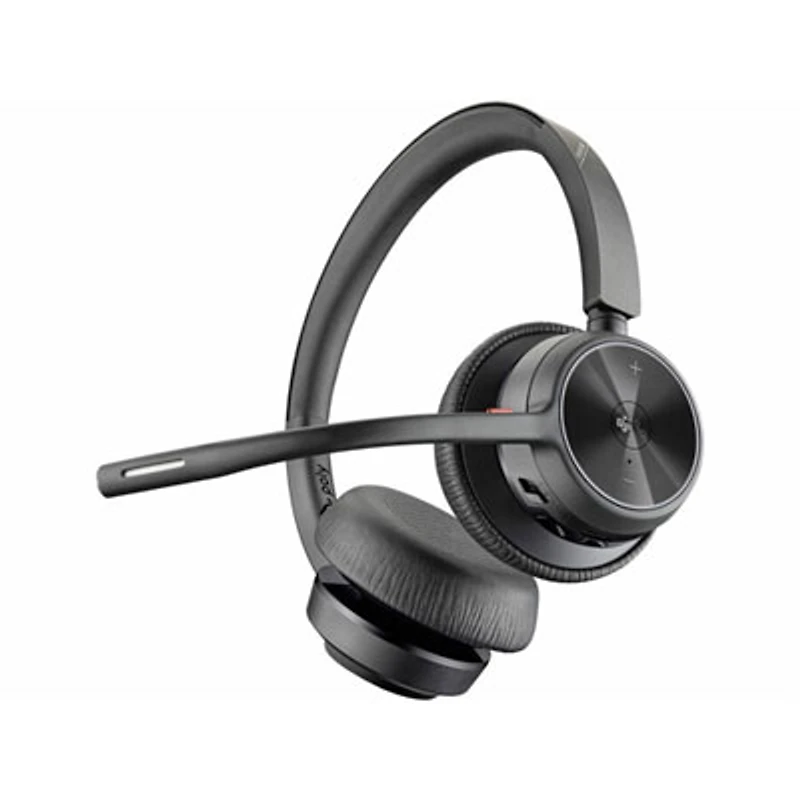 Open Box - HP Poly Voyager 4320-M On-Ear Noise Cancelling Bluetooth Headset - Black (77Y98AA)