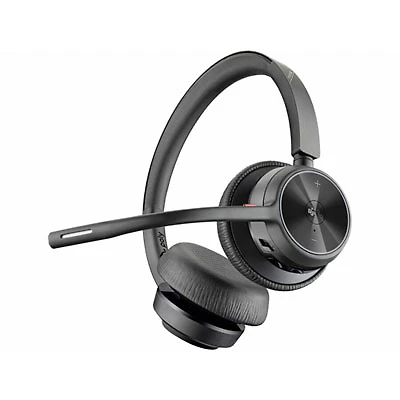 Open Box - HP Poly Voyager 4320-M On-Ear Noise Cancelling Bluetooth Headset - Black (77Y98AA)