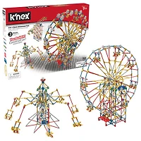 K'NEX 3-in-1 Classic Amusement Park Building Set - 744 Pieces (17035)