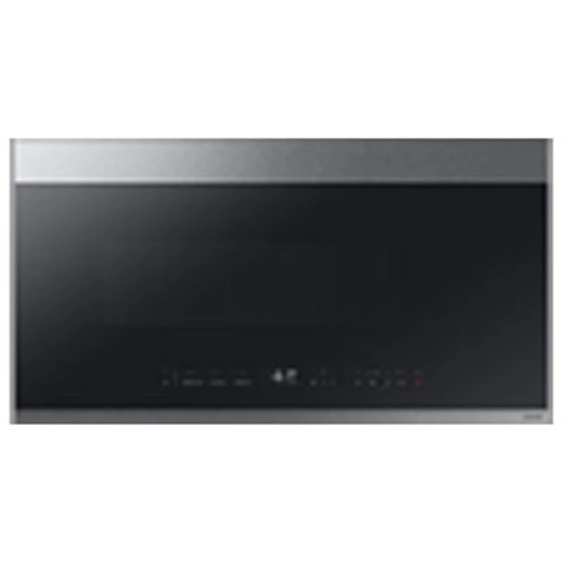 Open Box - Samsung BESPOKE Over-The-Range Microwave - 2.1 Cu. Ft. - Stainless Steel - Scratch & Dent