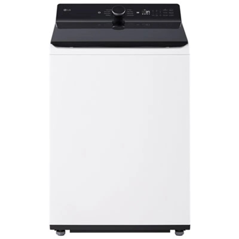 LG 6.1 Cu. Ft. High Efficiency Top Load Agitator Washer (WT8405CW) - Alpine White