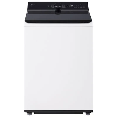 LG 6.1 Cu. Ft. High Efficiency Top Load Agitator Washer (WT8405CW) - Alpine White