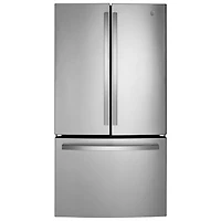 GE 36" 21.9 Cu. Ft. French Door Refrigerator (GWE22JYMFS) - Stainless Steel