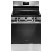 Open Box - Frigidaire 30" 5.3 Cu. Ft. 5-Element Freestanding Electric Range - Stainless Steel - Scratch & Dent