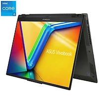 ASUS Vivobook S 16 Flip 16" Touchscreen Laptop - Midnight Black (Intel Core i5-13500H/1TB SSD/16GB RAM)