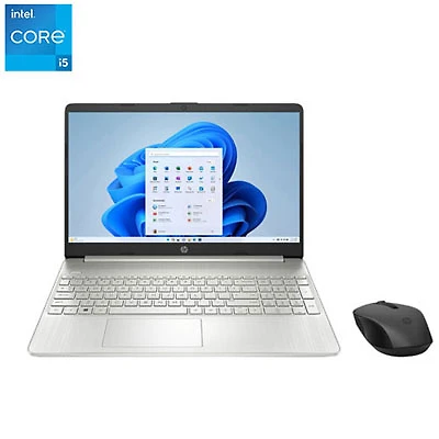 Open Box - HP 15.6" Laptop - Natural Silver (Intel Core i5/512GB SSD/16GB RAM/Windows 11 Home)