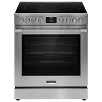Open Box - Frigidaire Pro 30" 6.2 Cu. Ft. 5-Element Electric Air Fry Range - SS - Perfect Condition