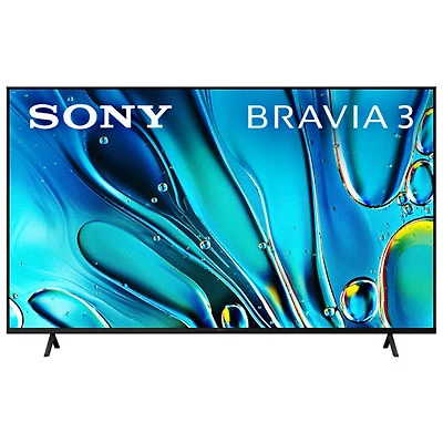 Open Box - Sony Bravia 3 65" S30B Series 4K UHD HDR LED Smart Google TV (K65S30B) - 2024