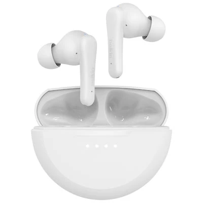 Belkin SoundForm Rhythm In-Ear True Wireless Earbuds - White