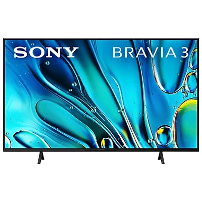 Open Box - Sony Bravia 3 43" S30B Series 4K UHD HDR LED Smart Google TV (K43S30B) - 2024
