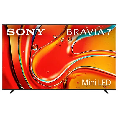 Open Box - Sony Bravia 7 55" 4K UHD HDR Mini LED QLED Smart Google TV (K55XR70B) - 2024