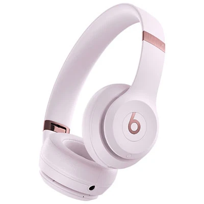 Open Box - Beats By Dr. Dre Solo 4 On-Ear Sound Isolating Bluetooth Headphones - Cloud Pink