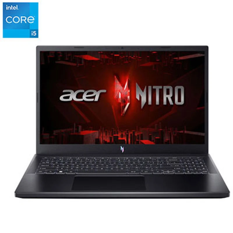 Open Box - Acer Nitro V 15 15.6" Gaming Laptop - Black (Intel Core i5-13420H/512GB SSD/8GB RAM/RTX2050)