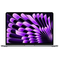 Open Box - Apple MacBook Air 13" w/ Touch ID (2024) - Space Grey(Apple M3 Chip / 512GB SSD / 8GB RAM)- En