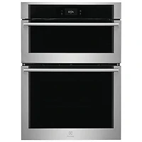 Electrolux 30" 5.3 Cu. Ft. Double Steam Electric Wall Oven (ECWM3012AS) - Stainless Steel