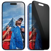 PanzerGlass Ultra-Wide Fit Privacy Glass Screen Protector for iPhone 16