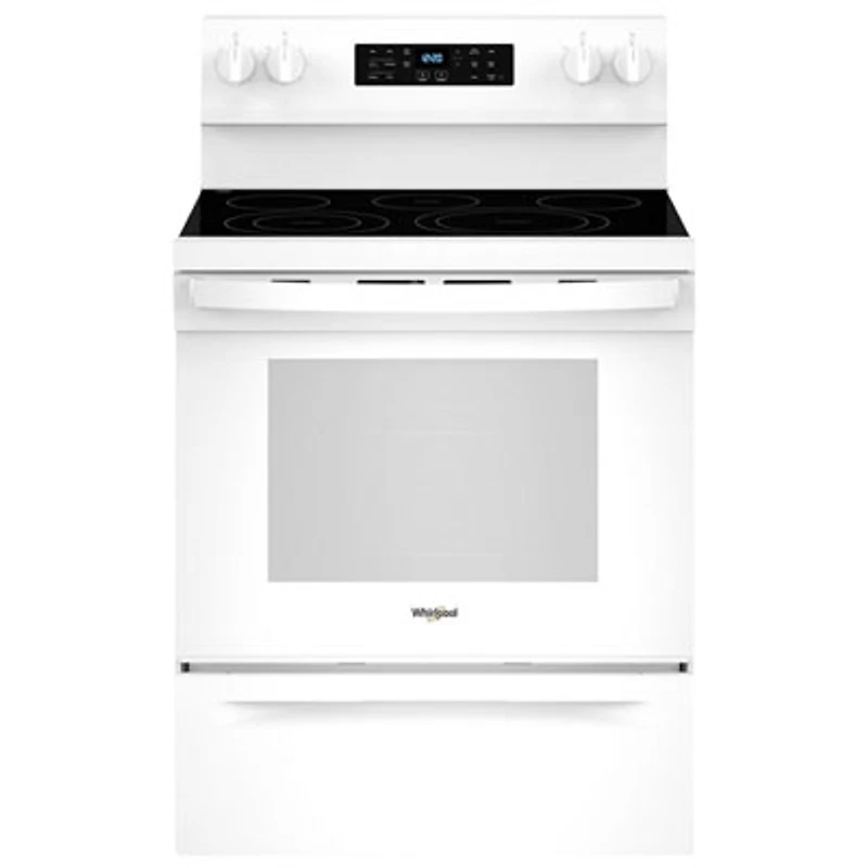 Whirlpool 30" 5.3 Cu. Ft. Fan Convection Freestanding Electric Air Fry Range (YWFES5030RW) - White