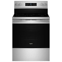 Whirlpool 30" 5.3 Cu. Ft. Fan Convection Electric Air Fry Range (YWFES5030RZ) - Stainless Steel