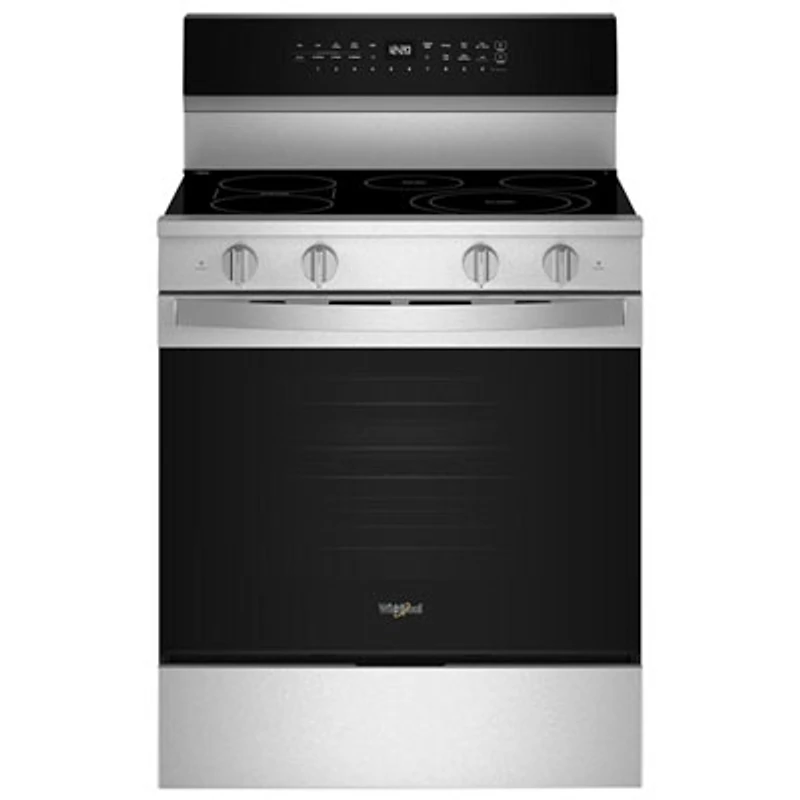 Whirlpool 30" 5.3 Cu. Ft. True Convection Electric Range (YWFES7530RZ) - Fingerprint Resistant Stainless
