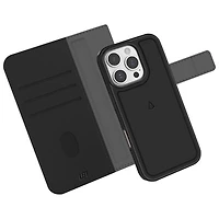LBT 2-in-1 Switch Wallet Case with MagSafe for iPhone 16 Pro - Black