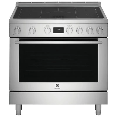 Electrolux 36" 4.4 Cu. Ft. True Convection 5-Element Freestanding Induction Range (ECFI3668AS) - Stainless Steel