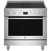 Electrolux 36" 4.4 Cu. Ft. True Convection 5-Element Freestanding Induction Range (ECFI3668AS) - Stainless Steel