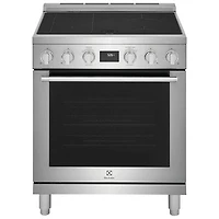 Electrolux 30" 4.6 Cu. Ft. True Convection Freestanding Induction Range (ECFI3068AS) - Stainless Steel