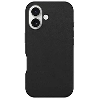 OtterBox Symmetry Cactus Leather Fitted Hard Shell Case with MagSafe for iPhone 16 - Noir Ash