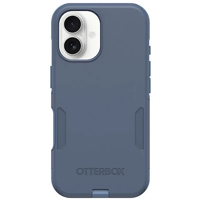 OtterBox Commuter Fitted Hard Shell Case with MagSafe for iPhone 16 - Baby Blue Jeans